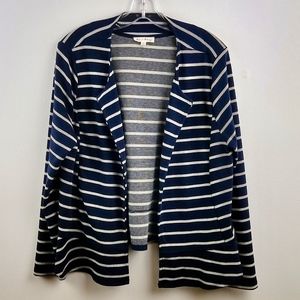 Jane and Delancey Sweaters - Jane and Delancey Ruffle Hem Striped Cardigan XL Jane and Delancey Sweaters - Jane and Delancey Ruffle Hem Striped Cardigan XL